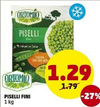 PENNY Ortomio Piselli Fini 1000g offerta