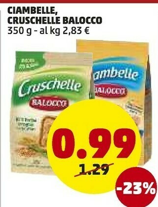 PENNY Balocco Ciambelle 350 G(ml) offerta