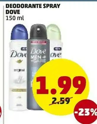 PENNY Dove Deodorante Spray offerta
