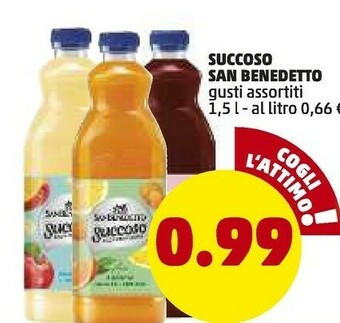 PENNY San Benedetto Succoso Gusto Frutti Rossi 1500 G(ml) offerta
