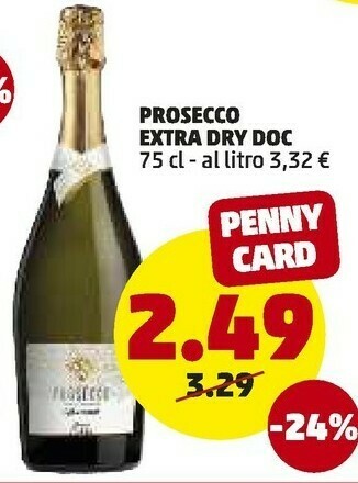 PENNY Prosecco Extra Dry Doc offerta