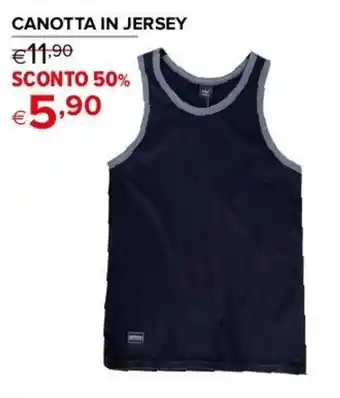 MODA UOMO CANOTTA IN JERSEY