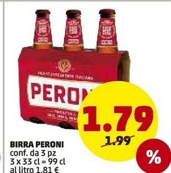 PENNY Peroni Birra 330 G(ml) offerta