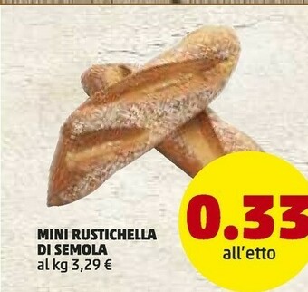 PENNY Mini Rustichella Di Semola offerta
