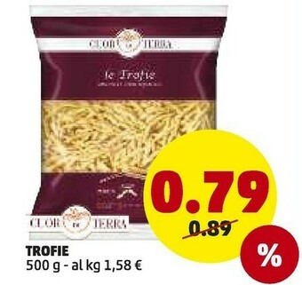 PENNY Cuor Di Terra - Trofie 500 G(ml) offerta