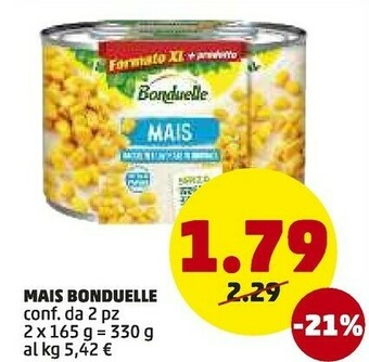 PENNY Bonduelle Mais offerta