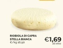 Mercatò Stella bianca riobiola di capra offerta