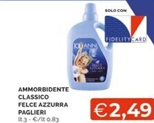 Mercatò Felce azzurra ammorbidente classico paglieri offerta