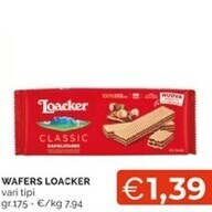Mercatò Loacker wafer offerta
