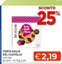 Mercatò Castello torta dolci del castello offerta