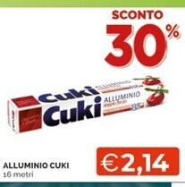 Mercatò Cuki alluminio offerta