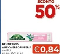 Mercatò Antica erboristeria dentifricio offerta
