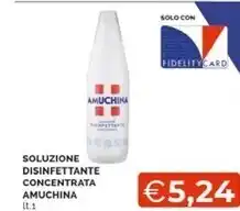 Mercatò Amuchina soluzione disinfettante concentrata offerta