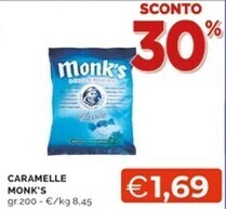 Mercatò Monk's caramelle offerta