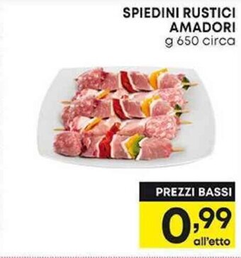 Pam SPIEDINI RUSTICI AMADORI g 650 circa offerta