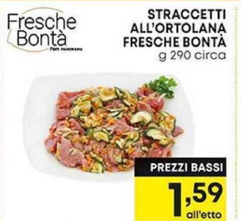 Pam STRACCETTI ALL'ORTOLANA FRESCHE BONTÀ g 290 circa offerta