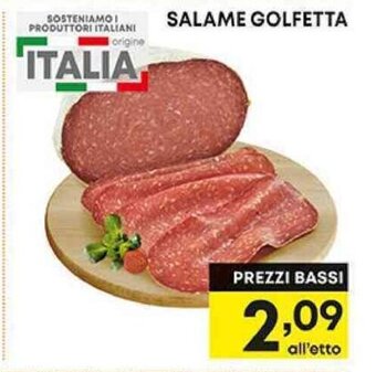 Pam SALAME GOLFETTA offerta