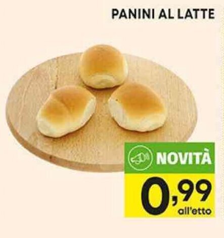 Pam PANINI AL LATTE offerta