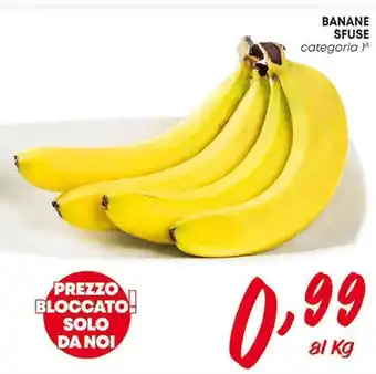 Pam BANANE SFUSE categoria 1 ITALIA, offerta