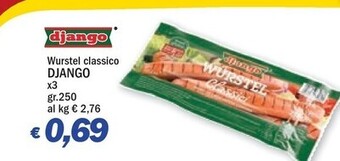Ard Discount Django wurstel classico offerta