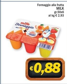 Ard Discount Milk formaggio alla frutta offerta
