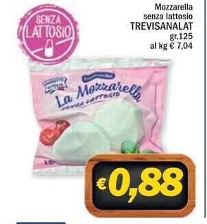 Ard Discount Trevisanalat mozzarella senza lattosio offerta