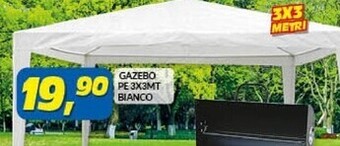 Risparmio Casa Gazebo pe 3x3mt bianco offerta