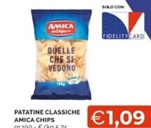 Mercatò Amica chips patatine classiche offerta