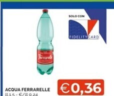 Mercatò Ferrarelle acqua offerta