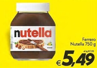 Iper Super Conveniente Ferrero nutella offerta