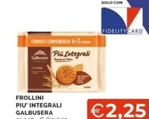 Mercatò Galbusera frollini offerta