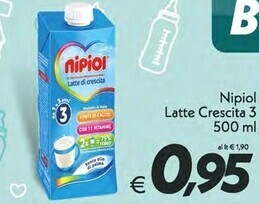 Iper Super Conveniente Nipiol latte crescita 3 offerta