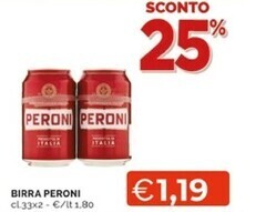 Peroni birra