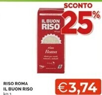 Mercatò Il buon riso riso roma offerta