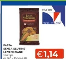 Le veneziane pasta senza glutine