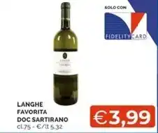 Mercatò Sartirano langhe favorita doc offerta