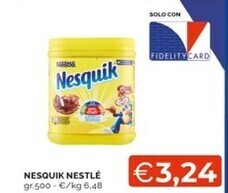 Mercatò Nestlè nesquik offerta