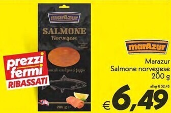 Iper Super Conveniente Marazur salmone norvegese offerta