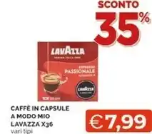 Mercatò Lavazza caffe in capsule a modo mio offerta