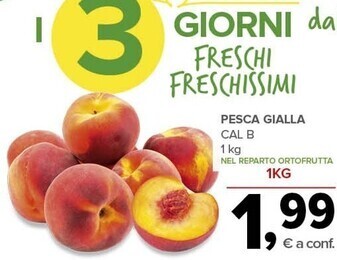 Todis Pesca gialla offerta