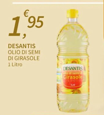 DESANTIS OLIO DI SEMI DI GIRASOLE 1 Litro