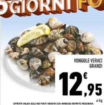 Conad VONGOLE VERACI GRANDI offerta