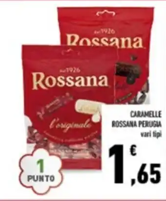 Conad CARAMELLE ROSSANA PERUGIA vari tipi offerta
