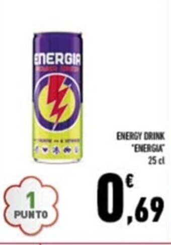 Conad ENERGY DRINK "ENERGIA 25 cl offerta