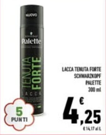 Conad LACCA TENUTA FORTE SCHWARZKOPF PALETTE 300 ml offerta