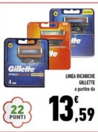 LINEA RICARICHE GILLETTE a partire da