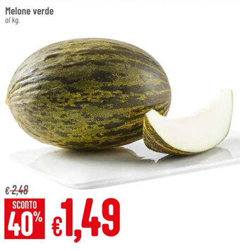 Melone verde al kg.