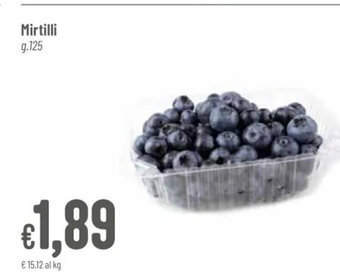 Pan Mirtilli g.125 offerta