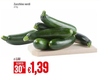 Pan Zucchine verdi al kg. offerta