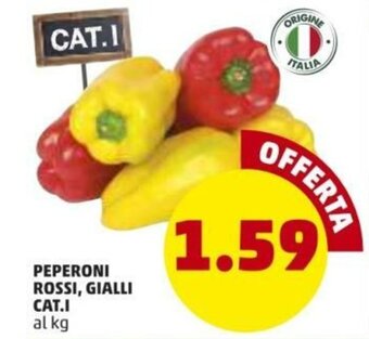 PENNY Peperoni Rossi, Gialli Cat.I offerta